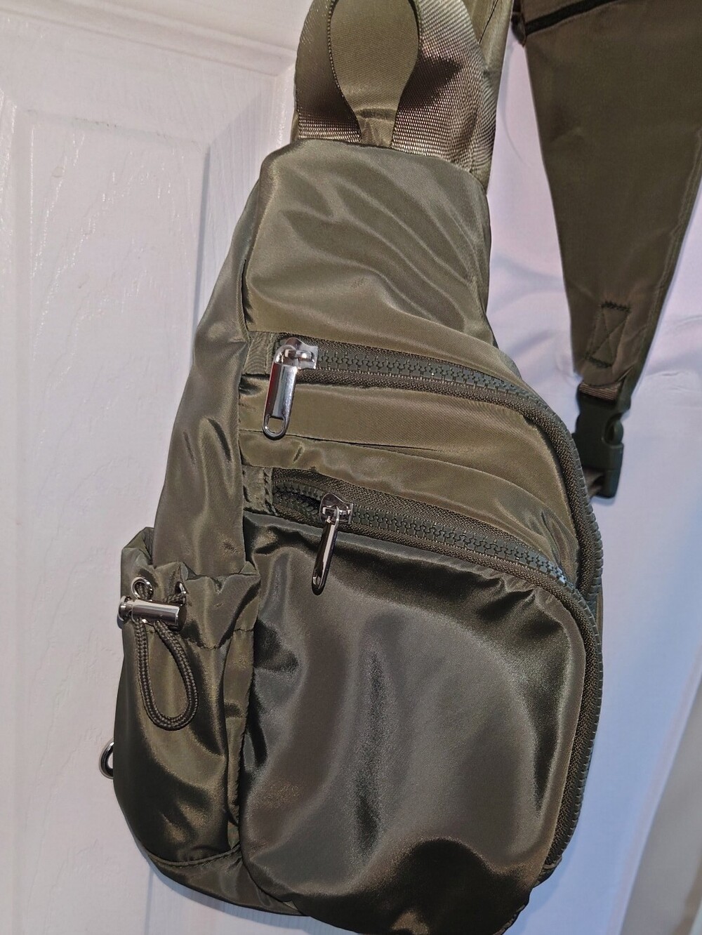NWOT: Wild Fable (Target) Olive Green Sling Bag - Compact Crossbody Travel Bag